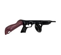 WickedFun® ADULT GANGSTER FANCY DRESS COSTUME ACCESSORY GATSBY 20s 1920s MAFIA AL-CAPONE GANGSTER ACCESSORY (Inflatable Tommy Gun)
