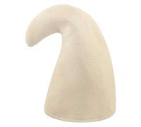 WickedFun® Adult White Gnome Hats, Unisex Pack Of 1/3/6/12 Fairytale Elf Garden Dwarf Hat Christmas Halloween Fancy Dress Cosplay Costume Headwear Accessory For Birthday Cosplay Party, (Pack Of 1)