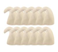 WickedFun® Adult White Gnome Hats, Unisex Pack Of 1/3/6/12 Fairytale Elf Garden Dwarf Hat Christmas Halloween Fancy Dress Cosplay Costume Headwear Accessory For Birthday Cosplay Party
