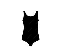 WickedFun CRAZY CHICK® Ballet Leotard For Girls Black Gymnastics Leotard Sleeveless - Dance Tops Bodysuit Leotards For Toddler Kids (Black, 7-8 Years)