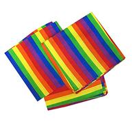 WickedFun® Deluxe GAY PRIDE FANCY DRESS ACCESSORY Rainbow Hats Jewellery LGBT Parade Party Lot UK (Rainbow Bandana)