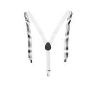 WickedFun Girls Boys Women's Mens Ladies Adjustable Braces Suspenders Fancy Dress Unisex (Piano Printed)