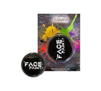 WickedFun® Halloween Clown Makeup Kit Black Face Body Paint - Scary Zombie Vampire Cosplay Skeleton Costume Makeup Set