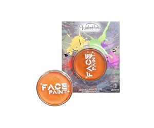 WickedFun® Halloween Clown Makeup Kit Orange Face Body Paint - Scary Zombie Vampire Cosplay Skeleton Costume Makeup Set