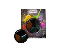 WickedFun® Halloween Clown Makeup Kit Tri Colour Face Body Paint - Scary Zombie Vampire Cosplay Skeleton Costume Makeup Set