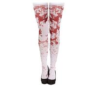 WickedFun® HALLOWEEN FANCY DRESS BLOOD BLOODY STAINS STOCKINGS ZOMBIE SCARY HORROR COSTUME