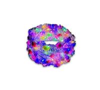 WickedFun LED Flower Headband - Pack of 6 Light Up LED Flower Headband - Women Girls Crown Flower Headdress for Wedding Halloween Christmas and Party Decor