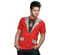 WickedFun® Men's Women's Printed T Shirt Fancy Dress Costume Stag Do Party Casual T Shirts Cowboy (Pimp Printed, X-Large)