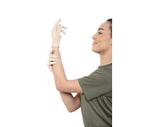 WickedFun® Women’s Short Lace Gloves - Ladies Opera Bridal Evening Banquet Halloween Cosplay Party Fancy Dress Costume Accessory (Cream)