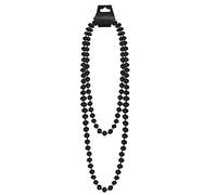 WickedFun® Womens Multicolour Neon Bead Necklaces - Long Necklace Stag Hen Night Party Bright Rave Fancy Dress Accessories (Black)