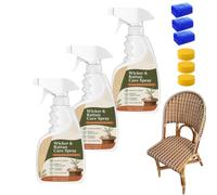 Wicker and Rattan Care Spray, 120ml Restore Natural Color and Protect Woven Furniture, Instant Vibrant Color Revival, For Rattan Sofas and Resin Dining Tables (3PCS)