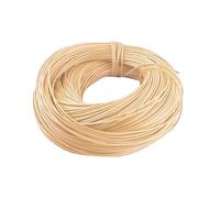 Wicker Cane, 2.5mm Round Plastic Rattan 500g, Rattan Wicker Cane, Solid Round Rattan for Repair, Chair, Table, Storage Basket, Weaving, Crafts (Beige)
