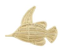 Wicker Crab Wall Decor, Nautical Sculpture Accent, Farmhouse Beach Bathroom Ornament with Coastal Design, Wall Art, Coastal Decoration with Rustic Style, Decor for Bedroom Nursery Living Room