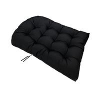 Wicker Egg Chair Cushion Replacement, Waterproof Outdoor Swing Chair Cushion with Ties, Thick Hammock Basket Pad for Garden Patio Balcony 47"x35"