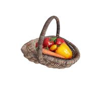Wicker Fruit Basket Veg Trug Gardening Allotment Storage Basket (Large)
