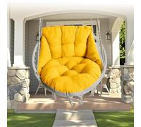 Wicker Hammock Chair Cushion - Comfortable Hanging Seat Pad for Indoor/Outdoor Use, Perfect for Patio, Garden, Veranda, and Balcony Relaxation