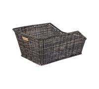 Wicker rear bicycle basket compatible with system CENTO RATTAN LOOK WSL (40X25X1