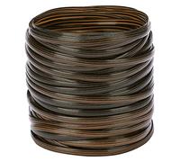 Wicker Repair Kit Synthetic Embossing Rattan Fix Material Waterproof Flat Ribbon For Garden Patio Furniture Rattan Chair Rattan Weaving Material For Knit Repair DIY Rattan Chair Furniture Table Basket