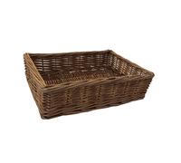 Red Hamper PT095 Small Double Steamed Storage Wicker Tray