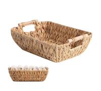 Wicker Storage Basket, Handwoven Laundry Bags, Toilet Paper Basket with Handle, Wicker Baskets for Organising, Storage Baskets, Wicker Basket, Slim Design for Bathroom Storage