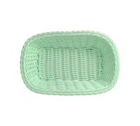 Wicker Storage Basket, Long Lasting Small Woven Basket, Tiny Rattan Hamper, Stylish Handwoven Tray, Little Seagrass Basket, Compact Sisal Container for Cupboards Closet Shelf Dresser