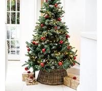 Wicker Tree Skirt Round Natural H20cm D50cm Ivyline Natural One Size