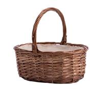 Wicker Wedding Flower Girls Basket Easter Egg Hunting Toy Shopping Gift