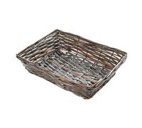 Wickerfield Wicker Basket For Hampers Make You Own Gift Hamper Kit Birthday Christening Wedding Christmas Gifts Hampers with Red Shredded Paper (Brown)