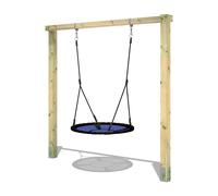 WICKEY Aero Sun outdoor Swing frame wooden garden children playground nest swing