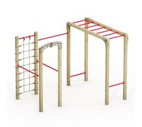Wickey Fitness Equipment - Fit Base 820 - Outdoor Gym, Gym for Home, Climbing and Sports for Teenagers and Adults in the Garden with Pull-Up Bar