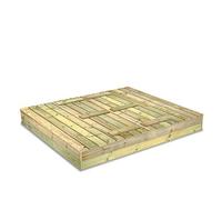 SandSeat XL Sandpit with lift-up lid