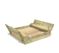 SandSeat XL Sandpit with lift-up lid