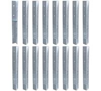 Wickey SolidLock Hot Dip Galvanised Steel Anchor, Set of 16