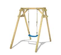 WICKEY Swing Set "Smart One" - Wooden playground for kids - Outdoor play set