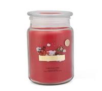Wickford & Co Christmas Spirit Luxury Festive Scented Candle 18 Oz Jar with lid - up to 95 Hour Burn Time