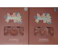 Wickford & Co Gingerbread 48 Tealight Christmas Festive Scented Candles