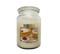 Wickford & Co Large Scented Candle in Glass Jar 15cm 450g - Cherry Bakewell