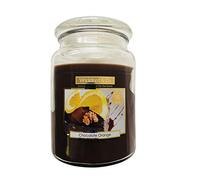 Wickford & Co Large Scented Candle in Glass Jar 15cm 450g - Chocolate Orange