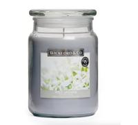 WICKFORD & CO Large Scented Candle in Glass Jar Burns UP to 95 Hours. 18oz 450g (Wild Jasmine)