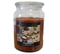 Wickford & Co. Large Scented Ginger Bread Candle in Glass Jar 15cm