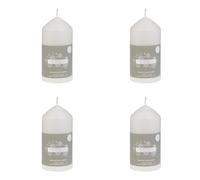 Wickford & Co Snowflake Wishes Scented Christmas Pilar Candles Pack of 4