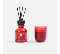 Wickford & Co Warm Apples & Cinnamon Luxury Scented 125g Candle Jar and 100ml Reed Diffuser GIF Set