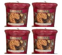 Wickford & Co Warm Apples & Cinnamon Small Votive Christmas Candle Pack of 4