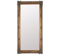 wickford large rectangular leaner floor mirror in gold