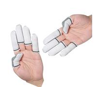 Wicking Cotton Work Finger Sleeves with Elasticated Edged and Anti Slip Dots Fit for Secure Object Manipulation Cotton Finger Guards for Handling