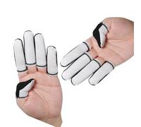 Wicking Cotton Work Finger Sleeves with Elasticated Edged and Anti Slip Dots Fit for Secure Object Manipulation Elastic Sweat Absorbent Finger Protectors