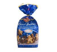 Wicklein Choco Buddies, Milk Chocolate Dipped Gingerbread Cookies, 600g