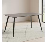 Wicklow Dining Table - 4 Seater - 140cm - Black Ceramic