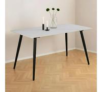 Wicklow Dining Table - 4 Seater - 140cm - White Ceramic