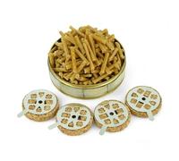 Wicks and Cork Floats for Orthodox Vigil Oil Lamps - Beeswax and Paraffin Wicks for Floating Candles, for Home or Church Use (Beeswax)